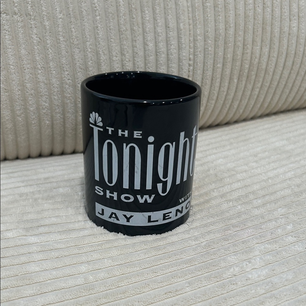 Jay Leno The Tonight Show Black Souvenir Mug Awwee Memories